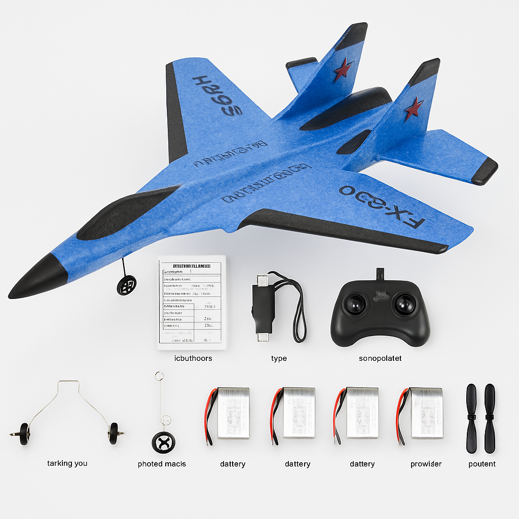 The KLEERSKY RC Remote Glider Wingspan SU-35 - Image 1