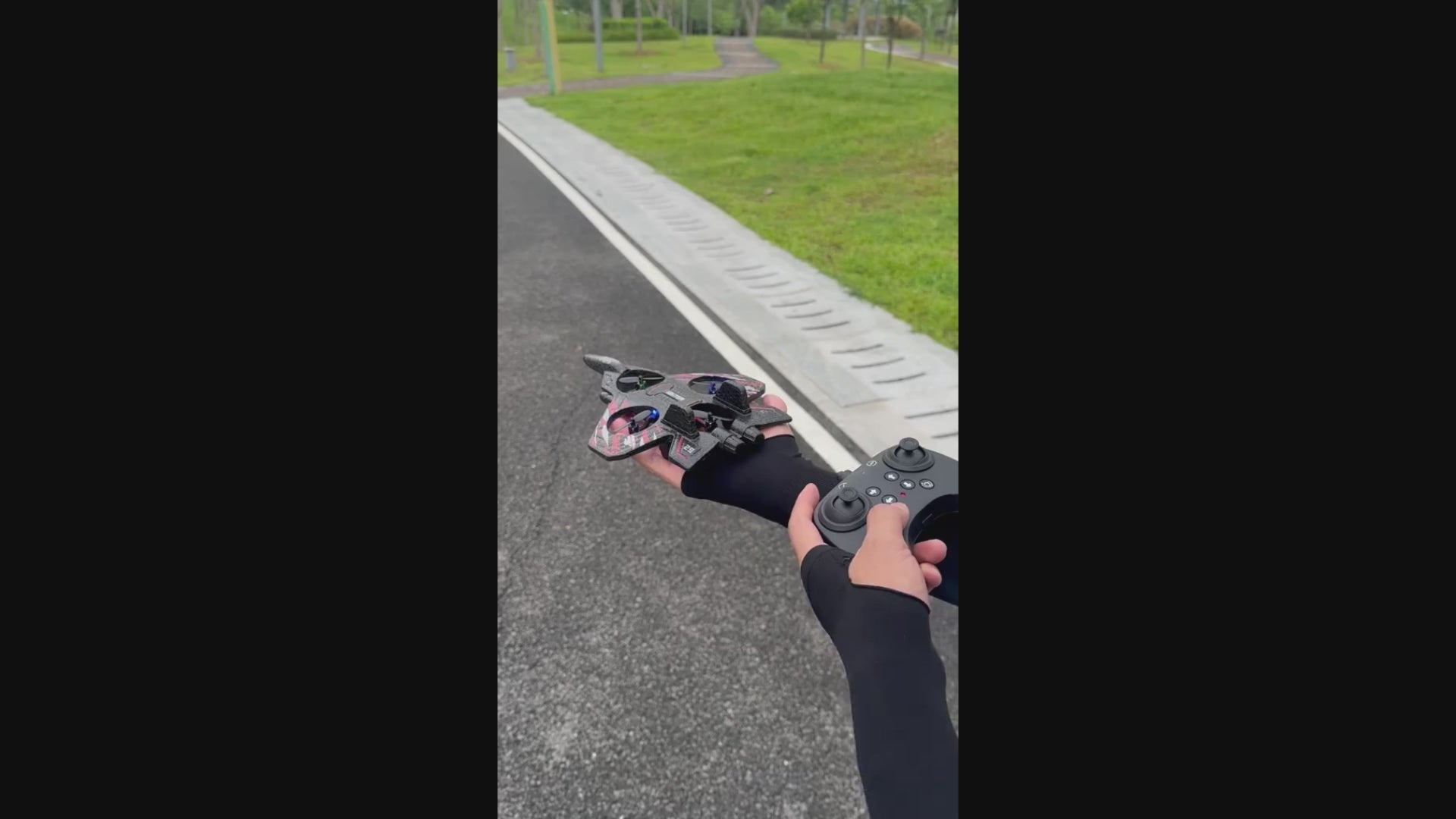 The KleerSky Hoverglide Intelligent Stunt Aircraft